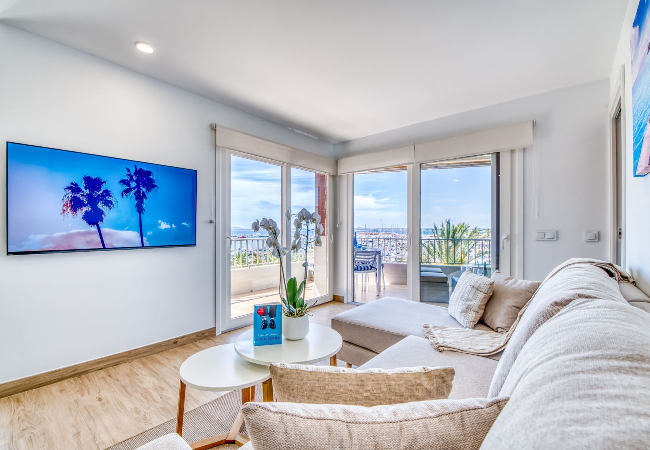 Ferienwohnung in Alcudia - Blue Sky Wohnung mit Meerblick in Puerto Alcudia