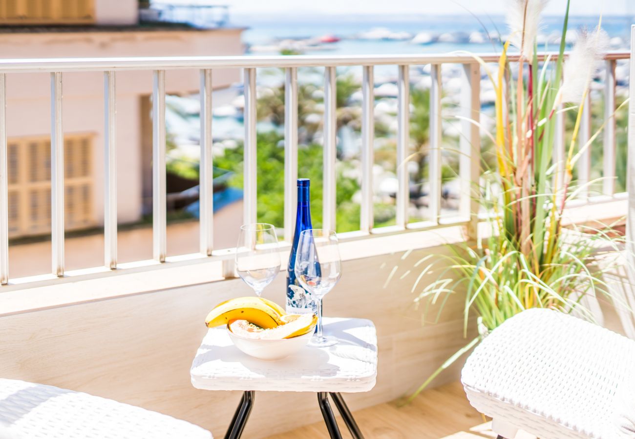 Ferienwohnung in Alcudia - Blue Sky Wohnung mit Meerblick in Puerto Alcudia