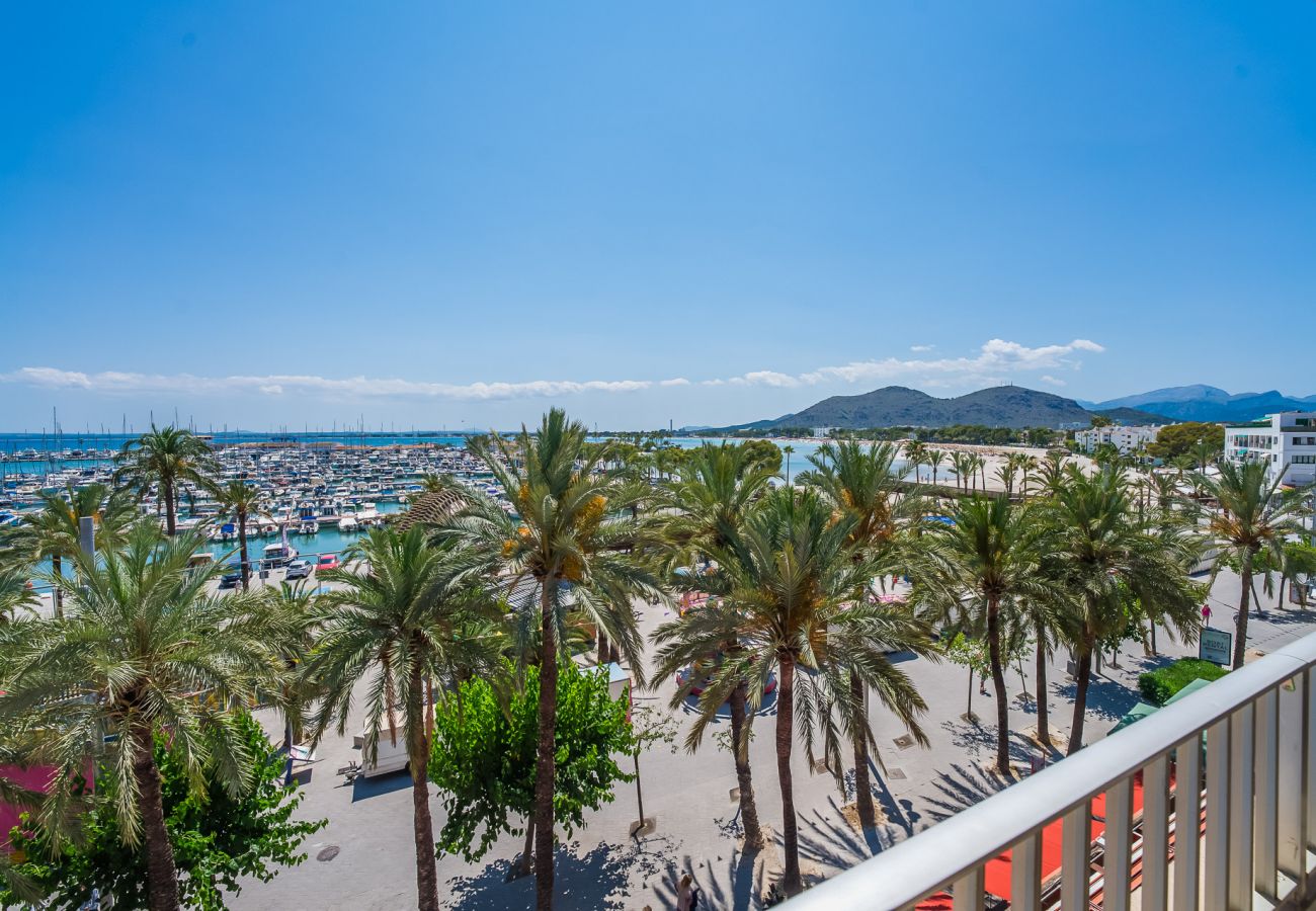 Ferienwohnung in Alcudia - Blue Sky Wohnung mit Meerblick in Puerto Alcudia