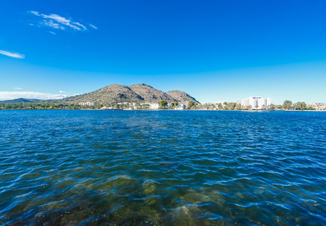 Ferienhaus in Alcudia - Haus in der Nähe vom Strand Nenufars mit Bergblick