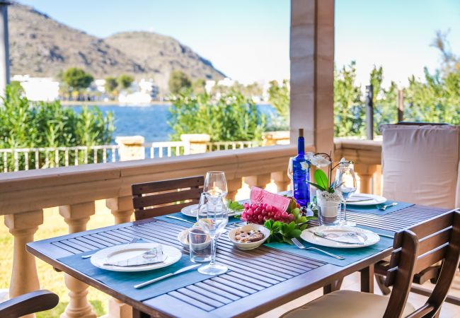 Ferienhaus in Alcudia - Haus in der Nähe vom Strand Nenufars mit Bergblick