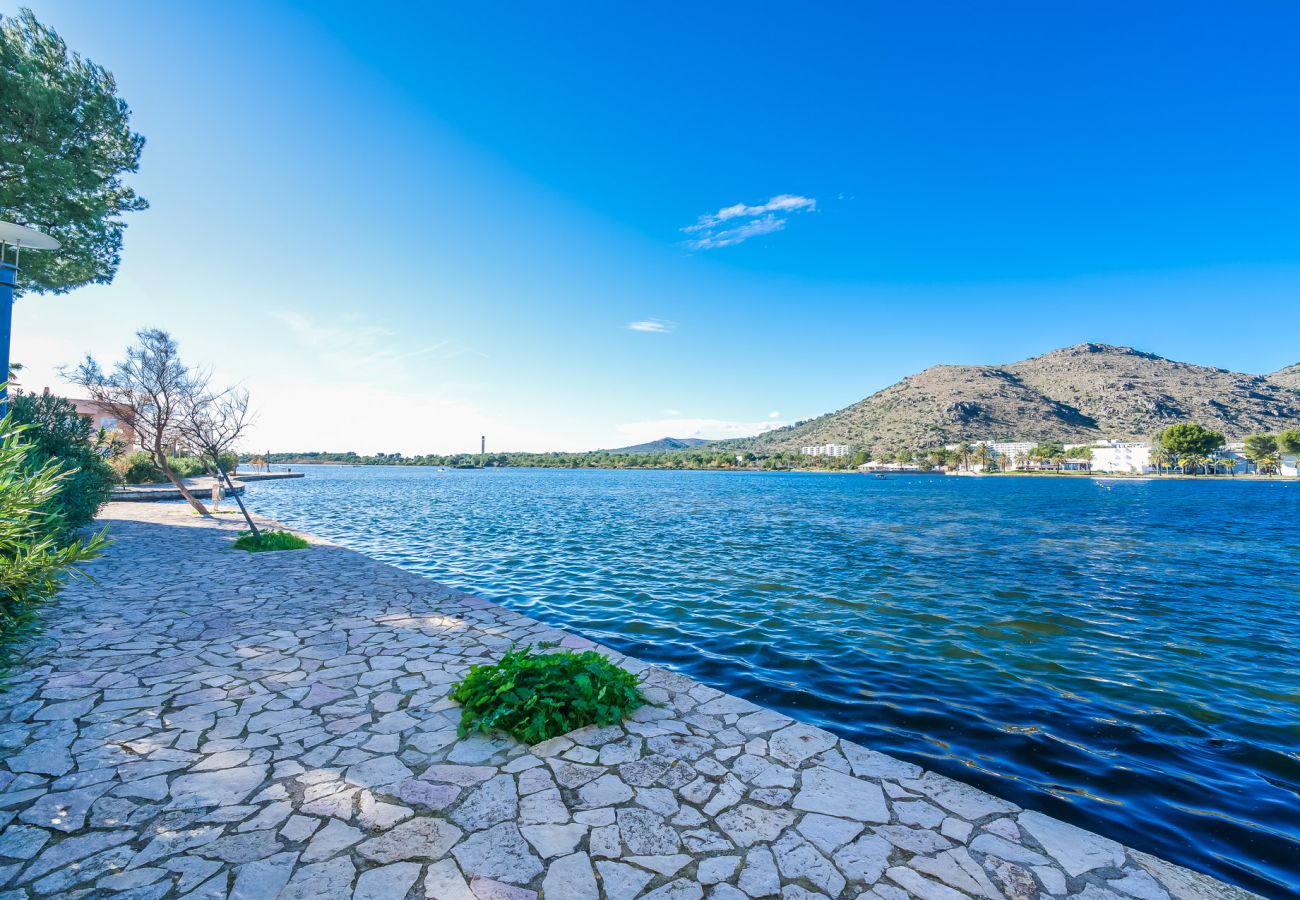 Ferienhaus in Alcudia - Haus in der Nähe vom Strand Nenufars mit Bergblick