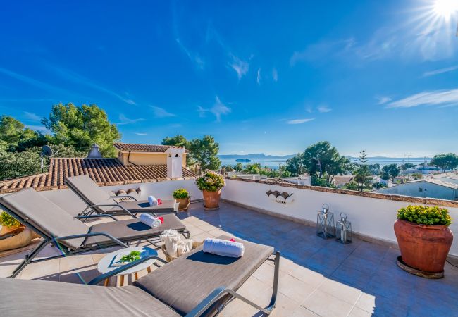 Haus mit Blick aufs Meer in Alcudia