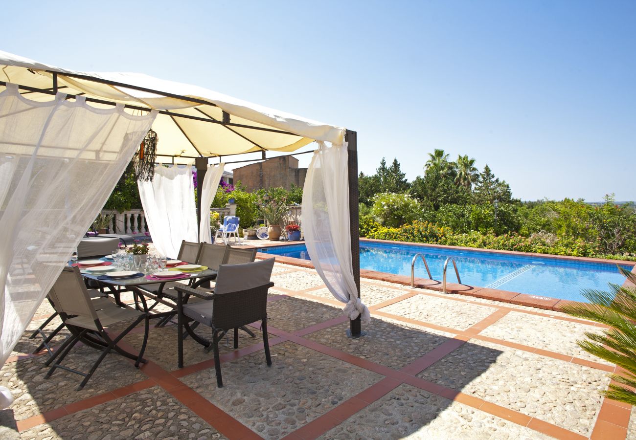 Finca in Muro - Ländliche Finca can Rius in Muro mit Pool