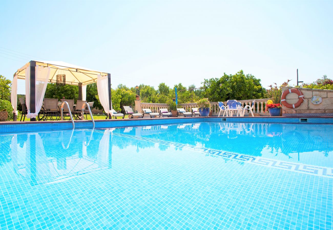 Finca in Muro - Ländliche Finca can Rius in Muro mit Pool