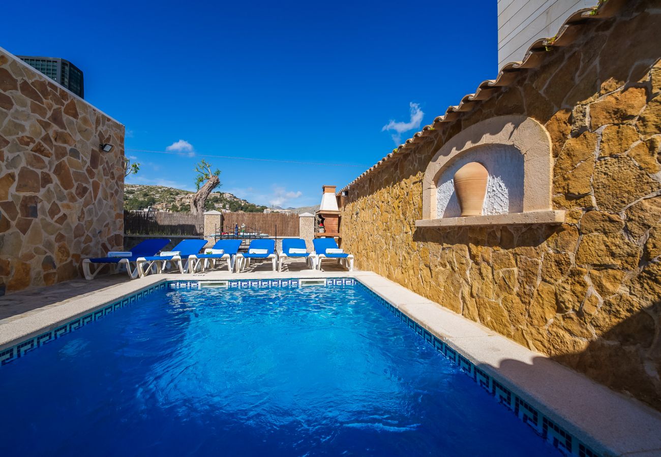 Ferienhaus in Puerto Pollensa - Haus Puerto Pollensa Villa Pintor Pool strandnah