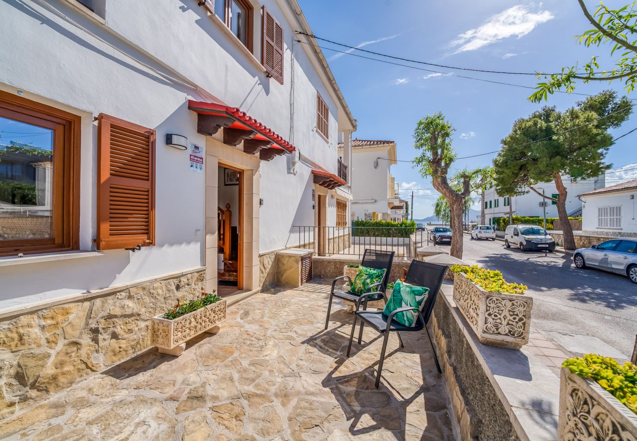 Ferienhaus in Puerto Pollensa - Haus Puerto Pollensa Villa Pintor Pool strandnah
