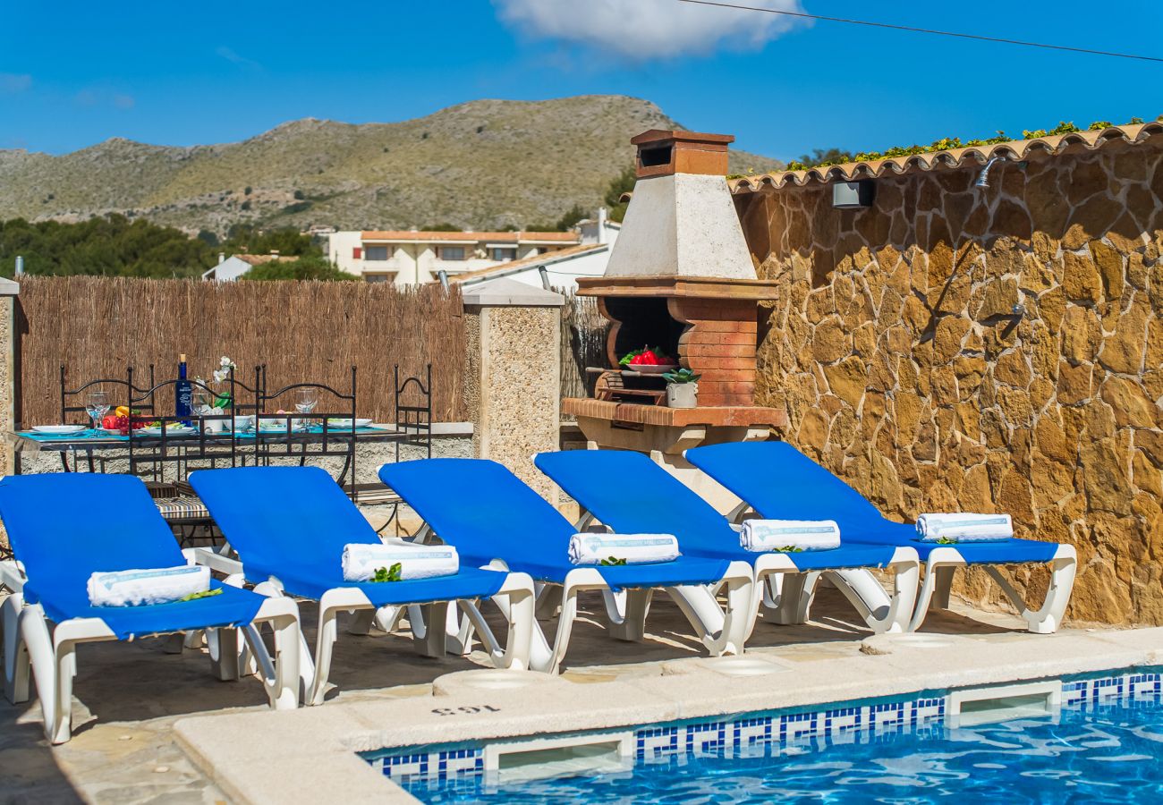 Ferienhaus in Puerto Pollensa - Haus Puerto Pollensa Villa Pintor Pool strandnah