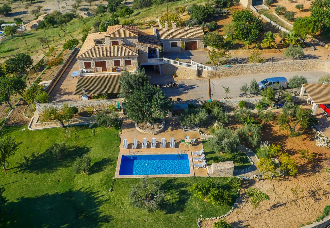 Finca in Inca - Ländliche Villa auf Mallorca Es Putxet mit Schwimmbad 