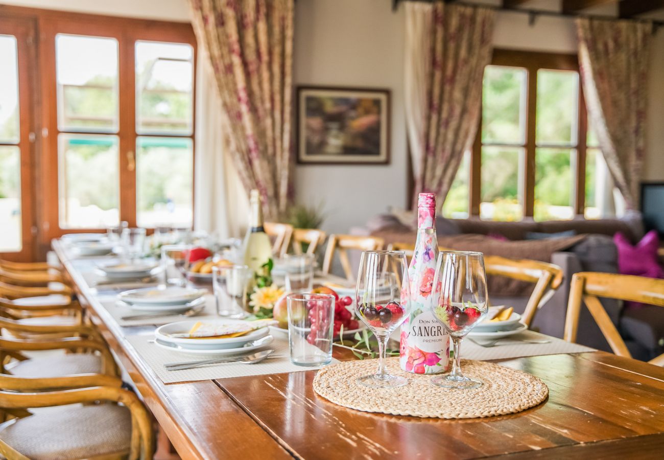 Finca in Petra - Ferienhäuser mit Privatpool und schöne ausblicke auf Mallorca