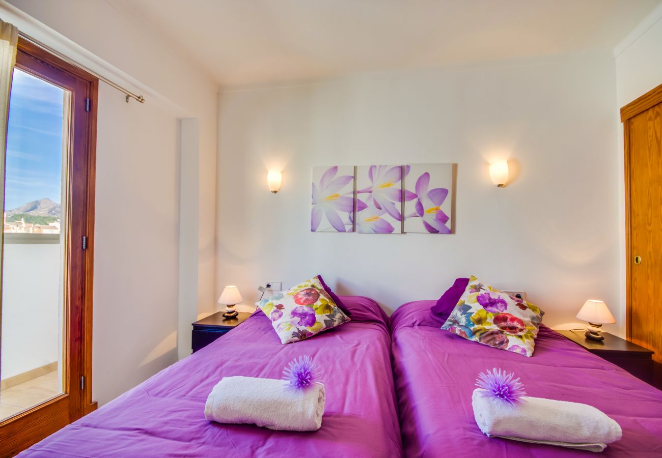 Ferienwohnung in Alcudia - Helles Apartment mit Meerblick in herrlicher Lage und mit Klimaanlage