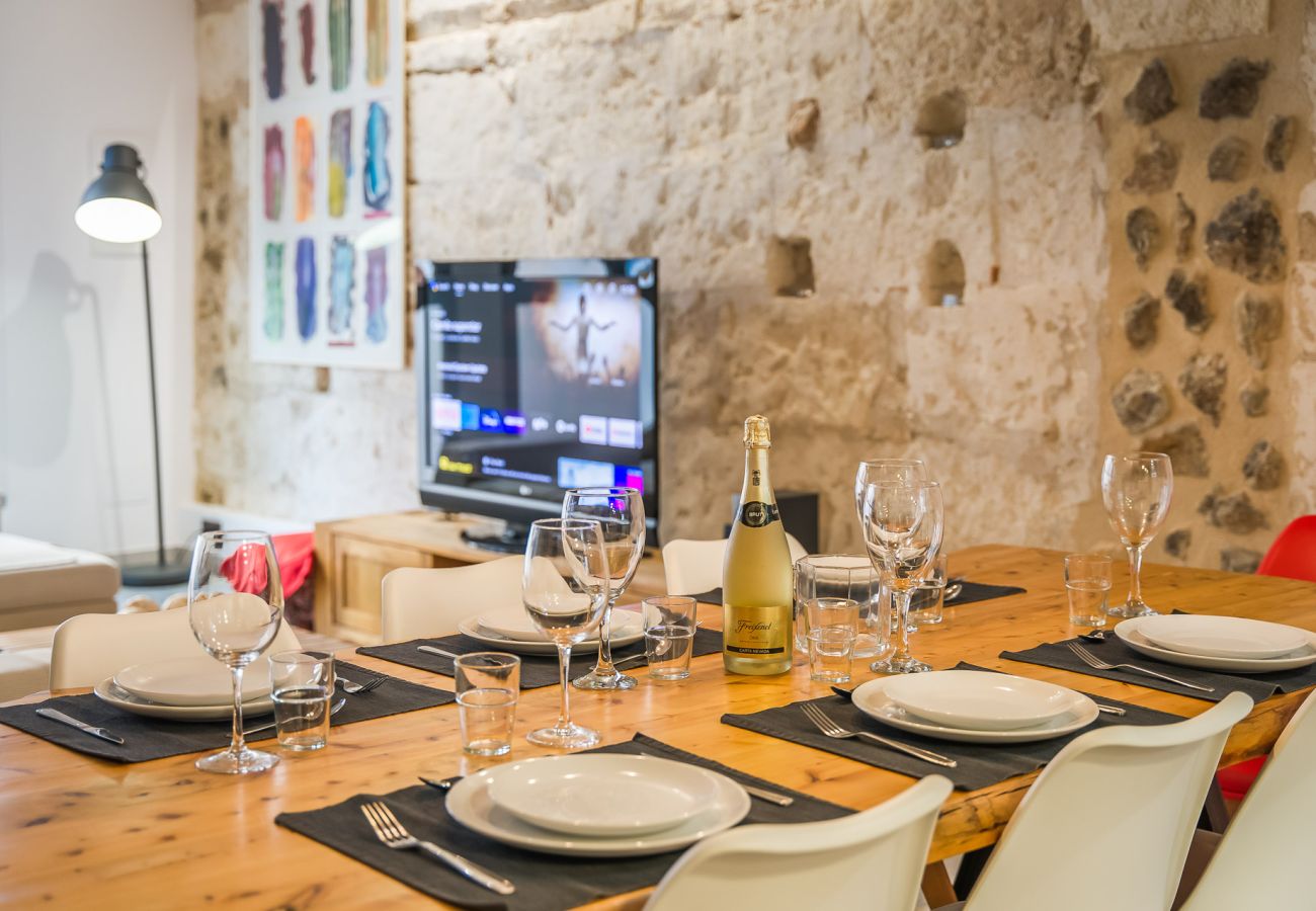Ferienhaus in Sa Pobla - Design-Wohnung Mercat 16 im Zentrum von Mallorca.