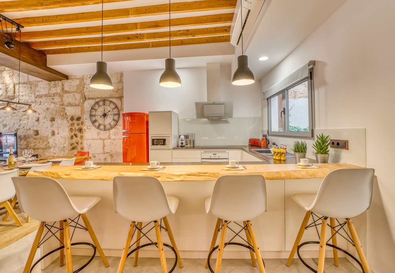 Ferienhaus in Sa Pobla - Design-Wohnung Mercat 16 im Zentrum von Mallorca.