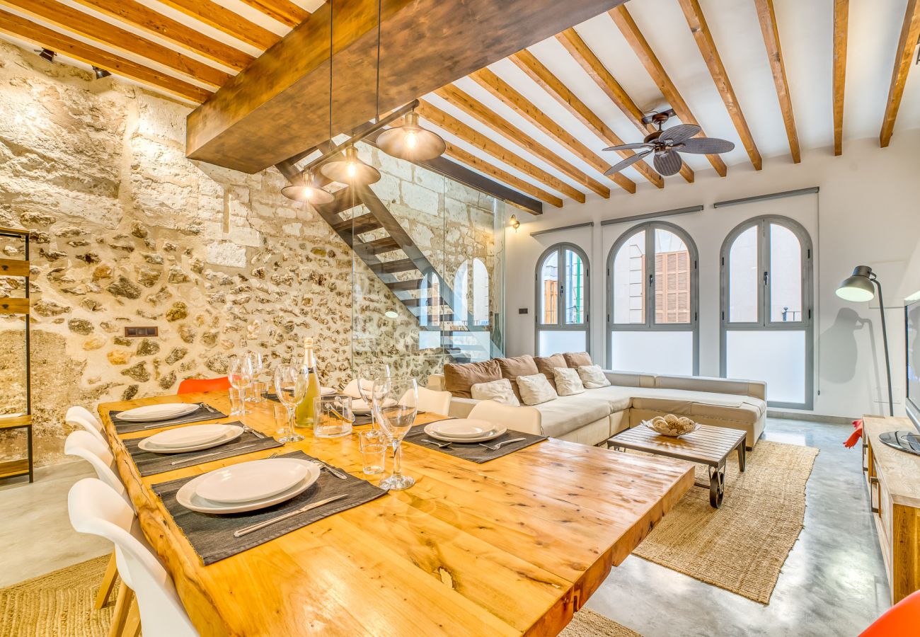 Ferienhaus in Sa Pobla - Design-Wohnung Mercat 16 im Zentrum von Mallorca.