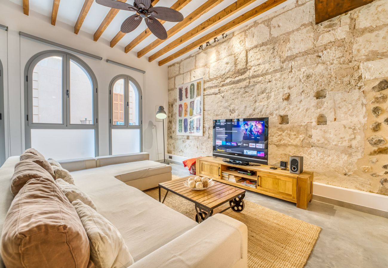 Ferienhaus in Sa Pobla - Design-Wohnung Mercat 16 im Zentrum von Mallorca.