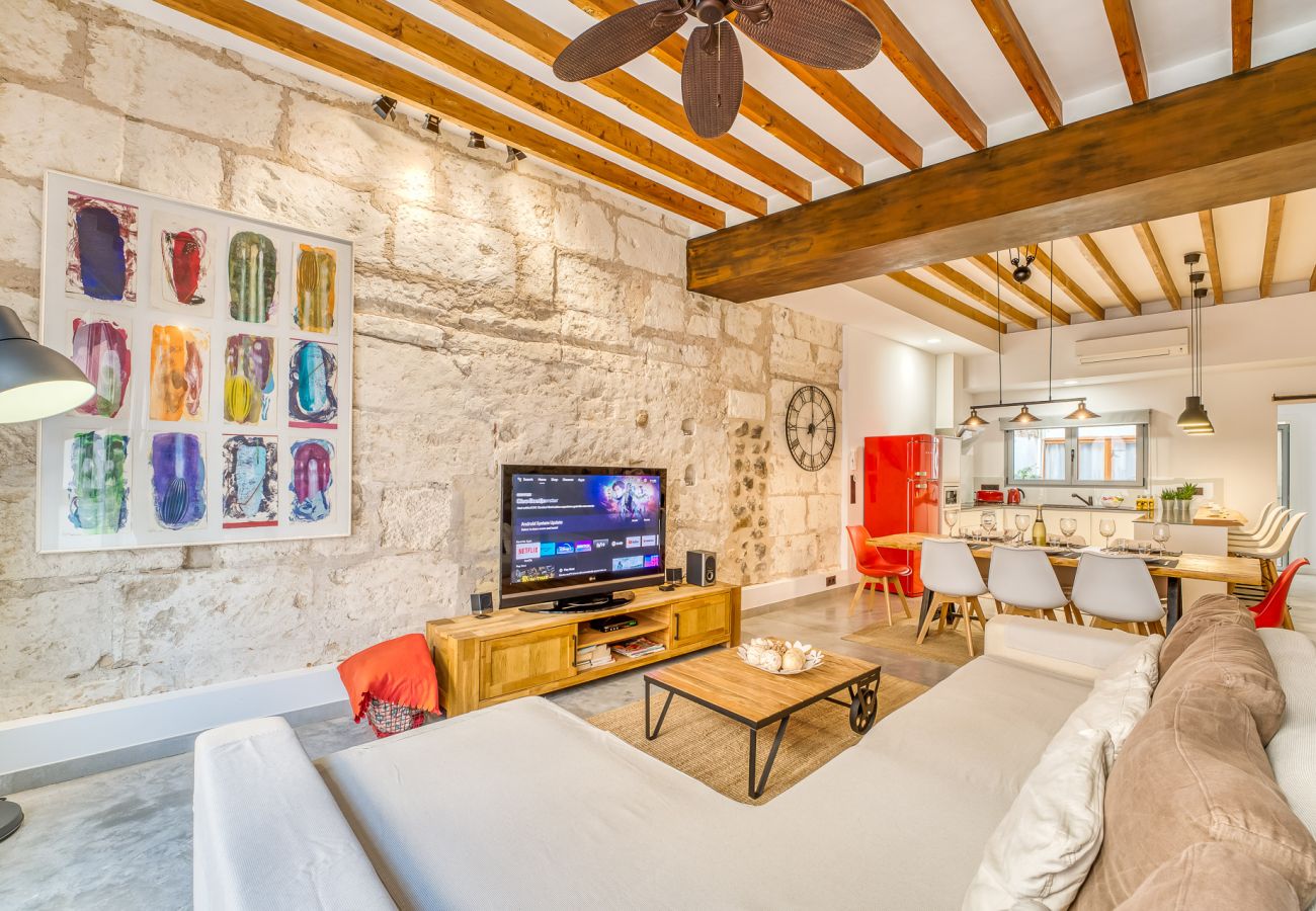 Ferienhaus in Sa Pobla - Design-Wohnung Mercat 16 im Zentrum von Mallorca.