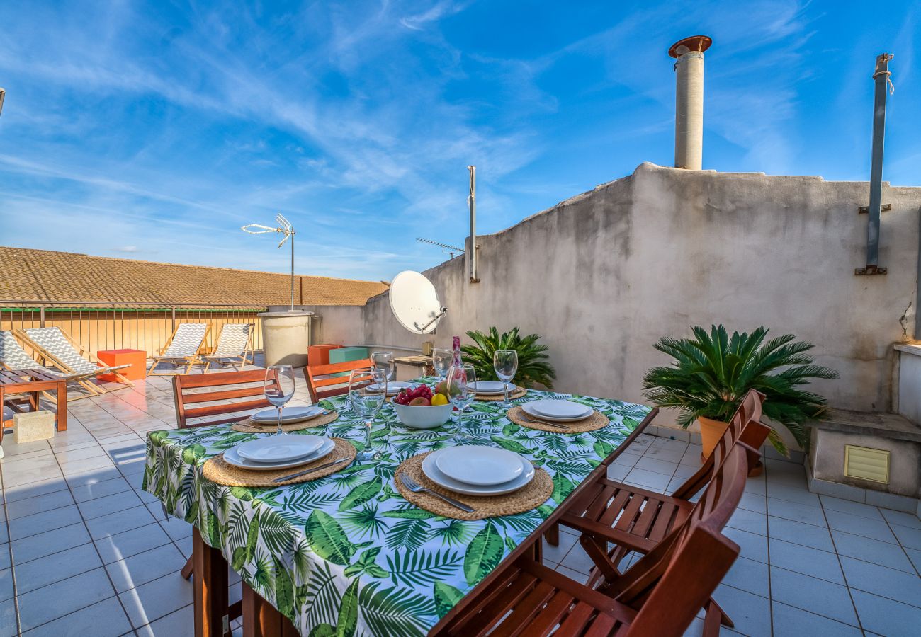 Ferienhaus in Sa Pobla - Design-Wohnung Mercat 16 im Zentrum von Mallorca.