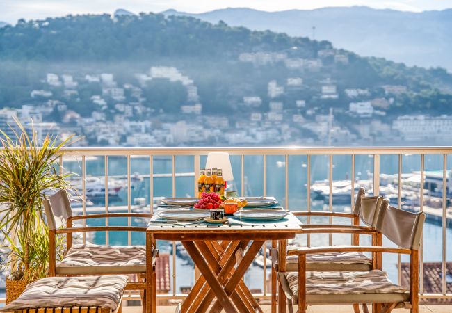 Ferienwohnung mit Meerblick in Puerto Soller