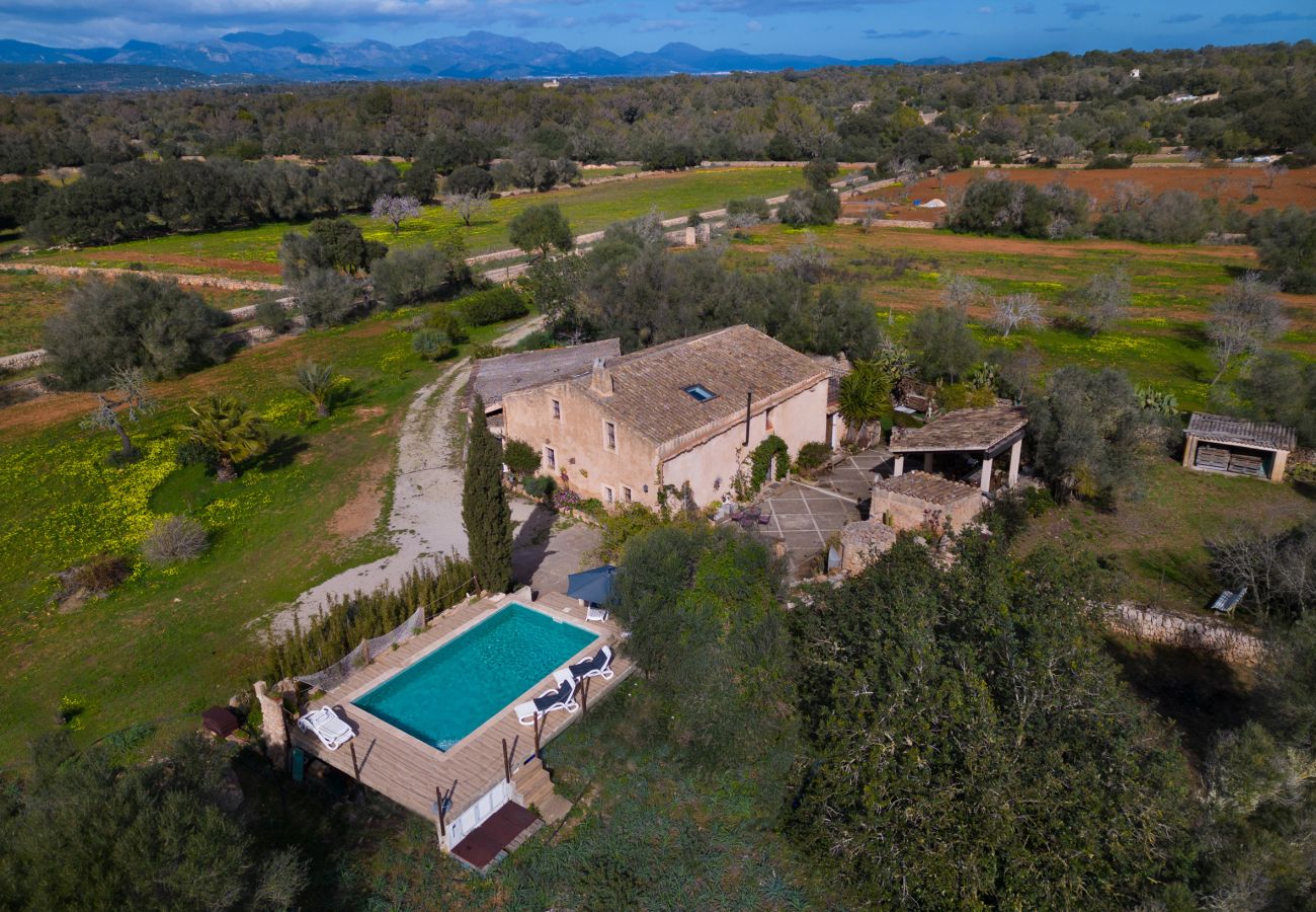 Finca in Algaida - Ländliches Finca Can Lloret auf Mallorca mit Pool