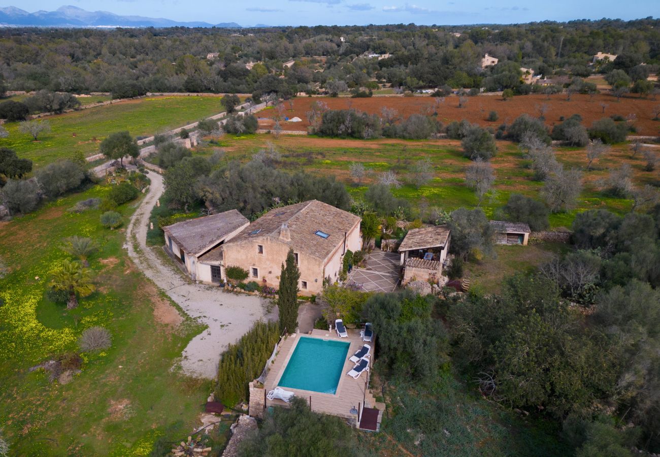Finca in Algaida - Ländliches Finca Can Lloret auf Mallorca mit Pool