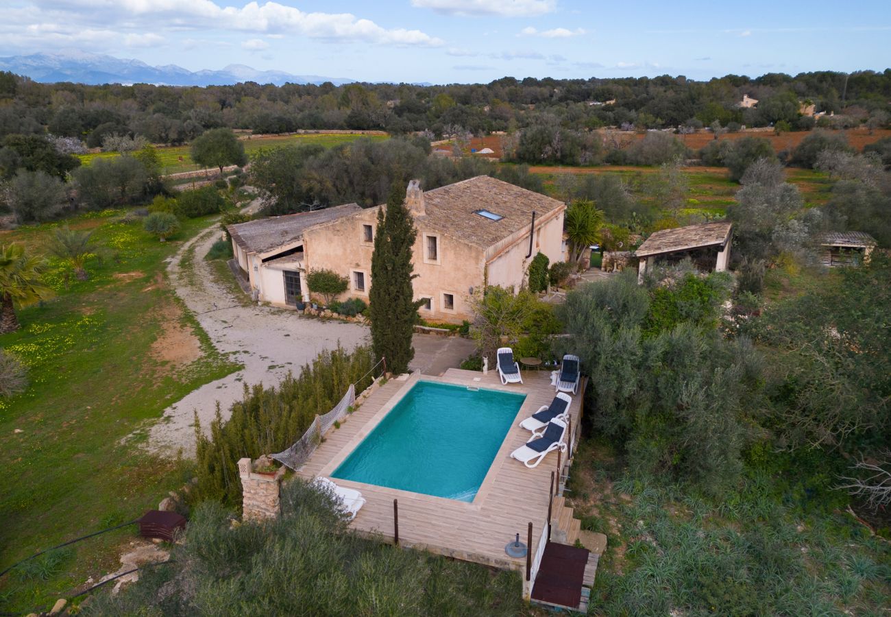 Finca in Algaida - Ländliches Finca Can Lloret auf Mallorca mit Pool