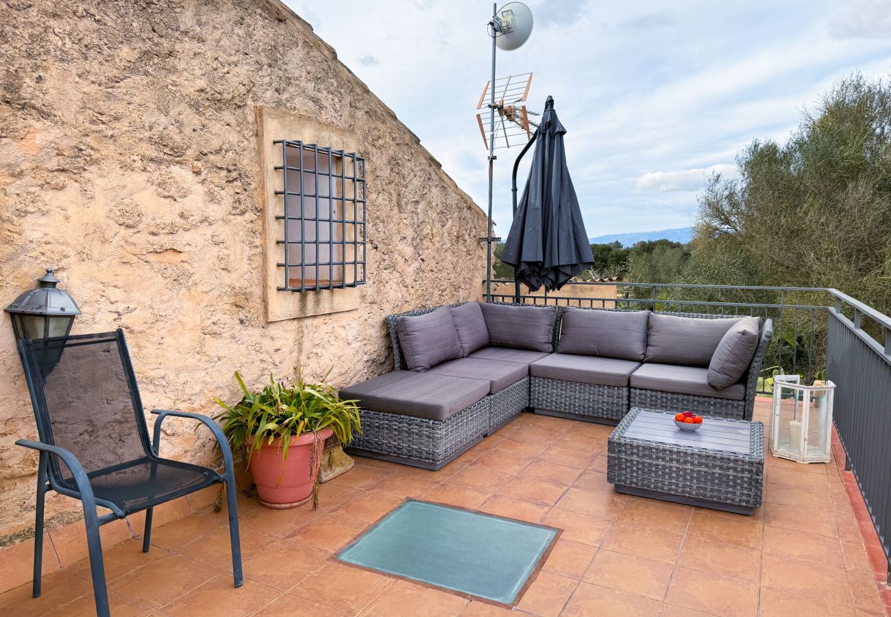 Finca in Algaida - Ländliches Finca Can Lloret auf Mallorca mit Pool
