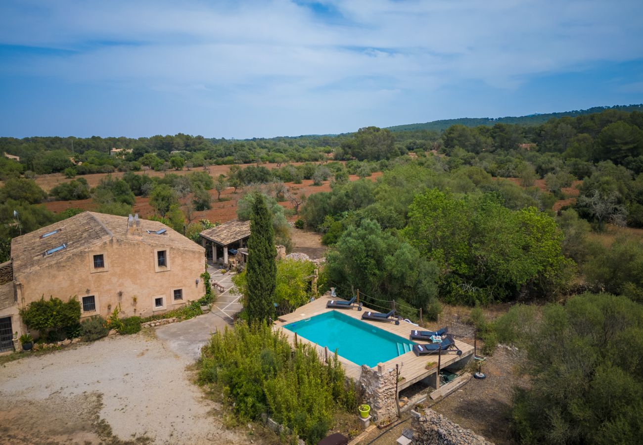 Finca in Algaida - Ländliches Finca Can Lloret auf Mallorca mit Pool
