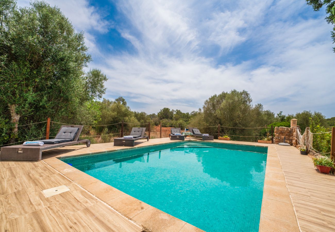 Finca in Algaida - Ländliches Finca Can Lloret auf Mallorca mit Pool