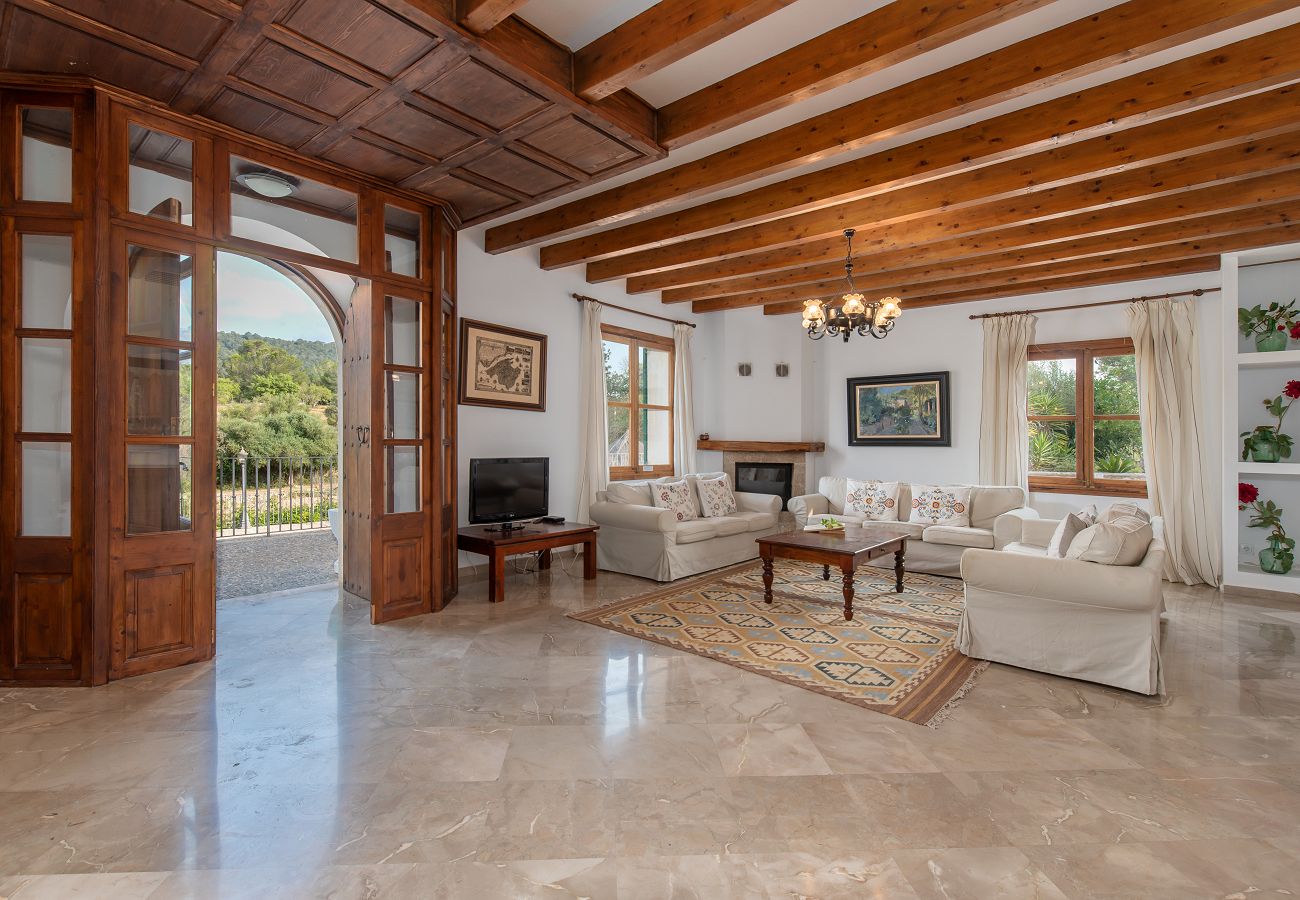 Finca in Petra - Ländliche Finca Son Capellet auf Mallorca mit Schwimmbad und Grill