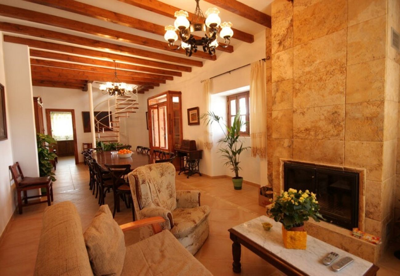Finca in Petra - Finca mit Pool und schöne ausblicke Son March auf Mallorca