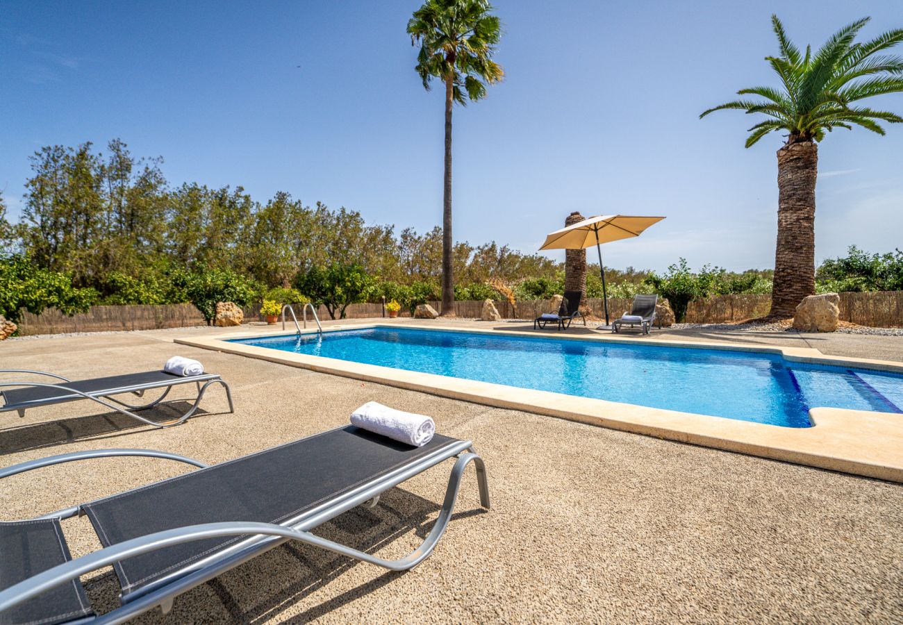 Chalet in Sa Pobla - Finca mit Pool Son Manyo 1 Gran in Sa Pobla