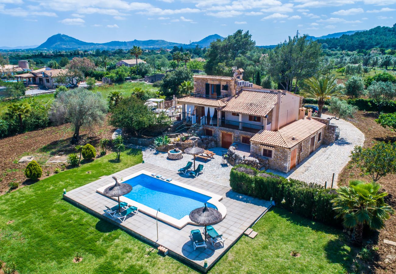 Finca en Pollensa - Finca mallorquina Pollensa La Caseta con piscina 