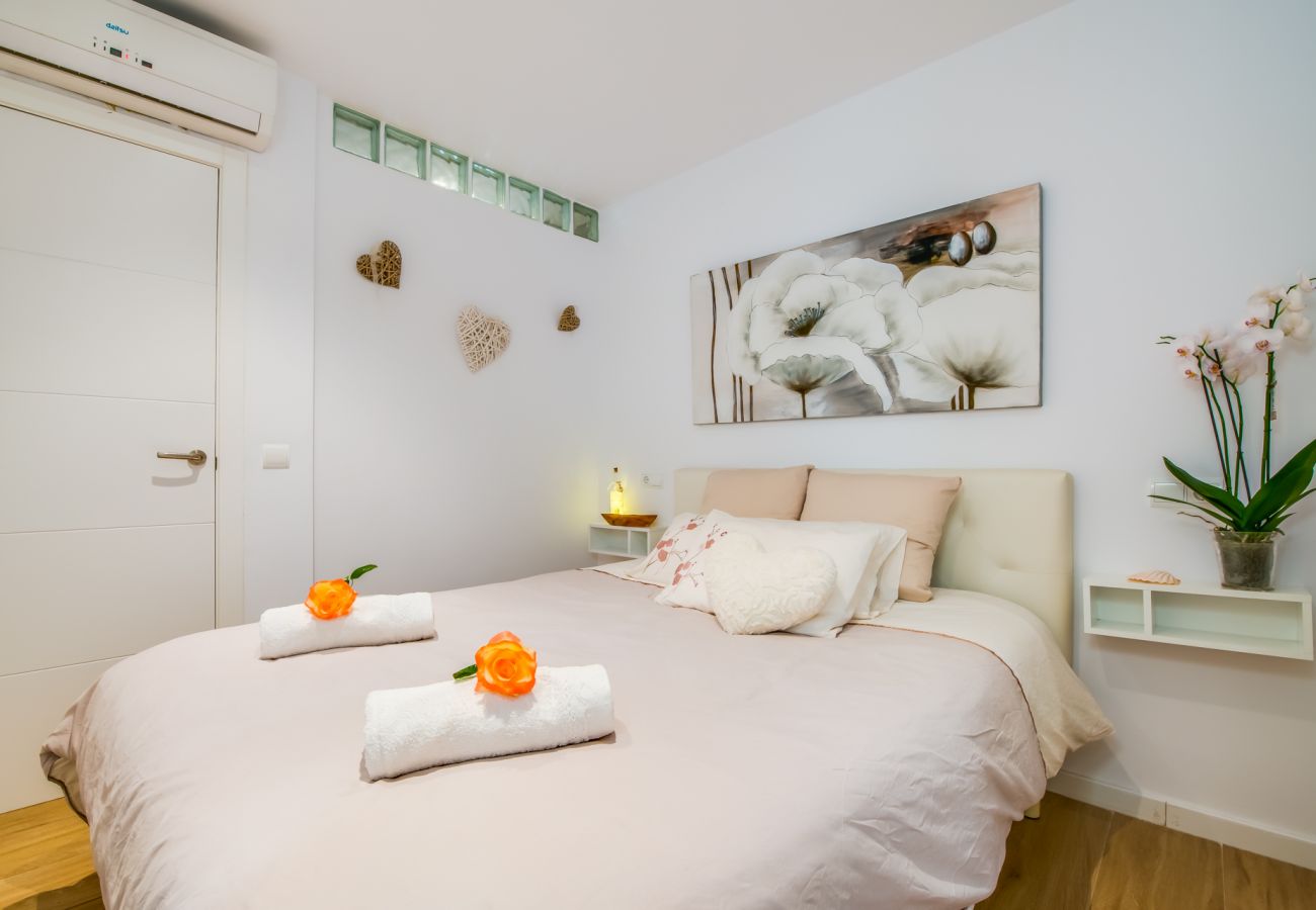 Apartamento en Alcúdia - Apartamento Blue Attic Beach frente al mar