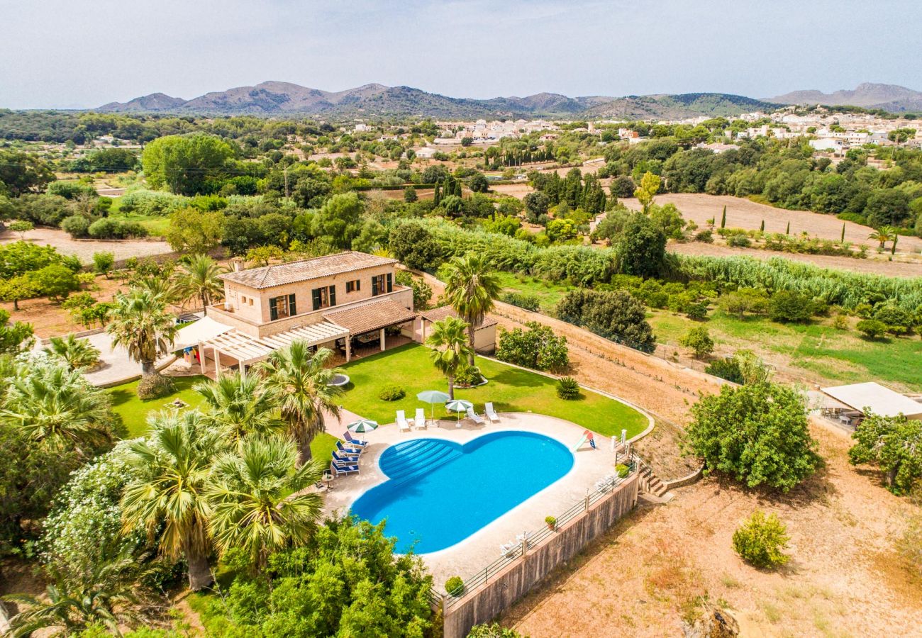 Finca en Arta - Finca rural en Mallorca Els Mitjans con piscina
