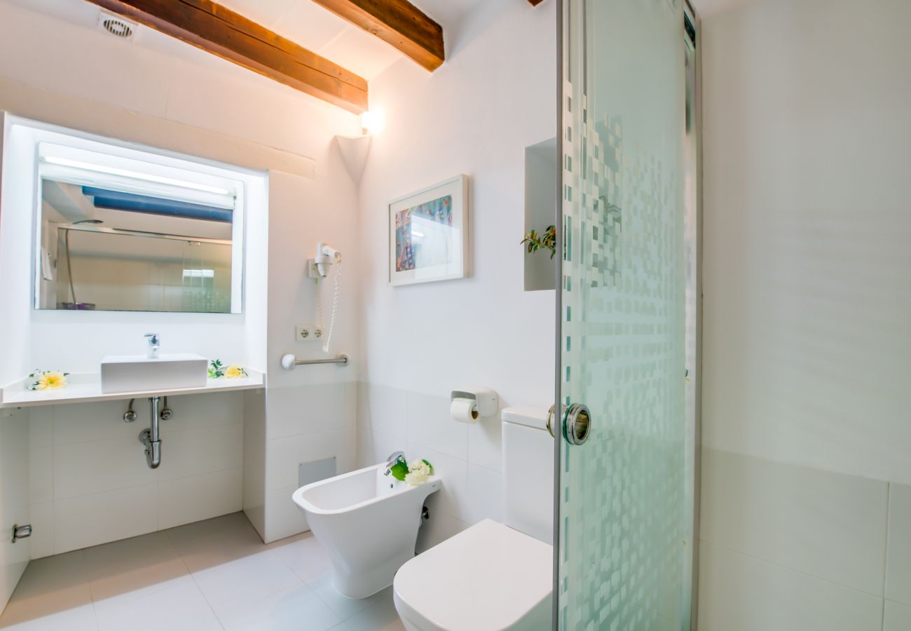 Apartamento en Cala San Vicente - Apartamento en la playa Barques 3 en Mallorca