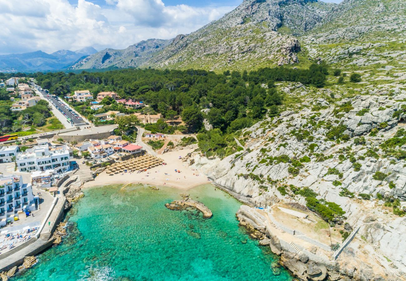 Apartamento en Cala San Vicente - Apartamento en la playa Barques 3 en Mallorca
