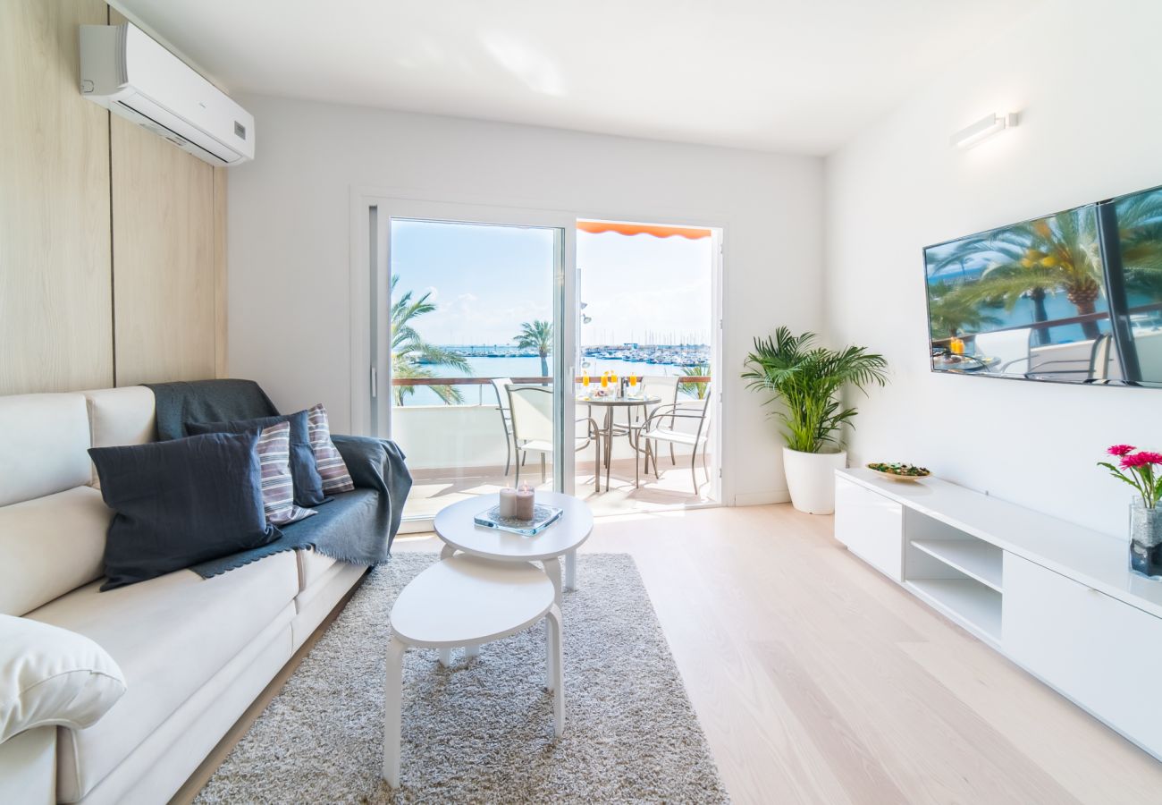 Apartamento en Alcúdia - Apartamento Mimosa vistas al mar Puerto Alcudia 