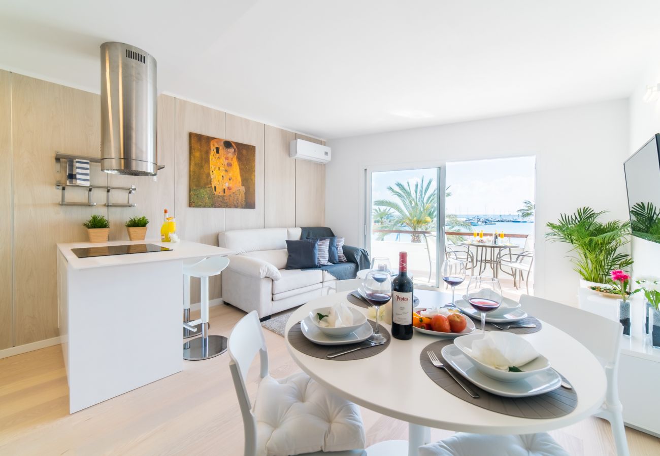 Apartamento en Alcúdia - Apartamento Mimosa vistas al mar Puerto Alcudia 