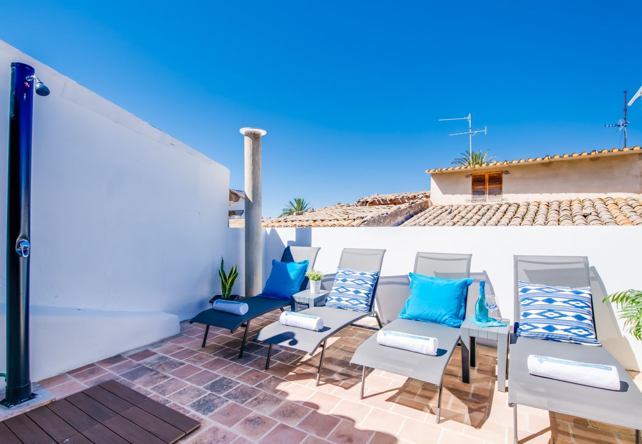 Casa para tus vacaciones en Alcudia con gran terraza