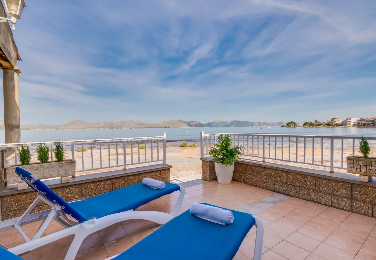 Casa a primera línea de la playa en Alcudia 