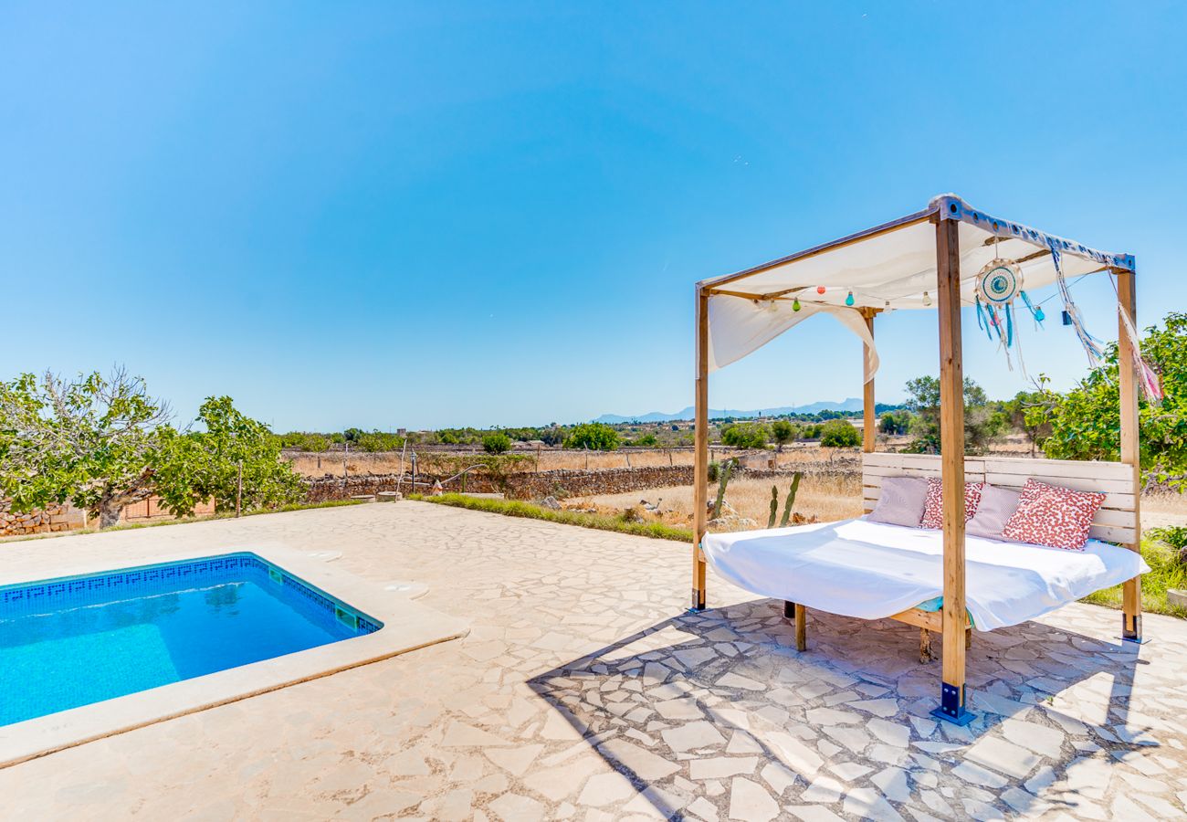 Casa con terraza y piscina en Can Picafort. 