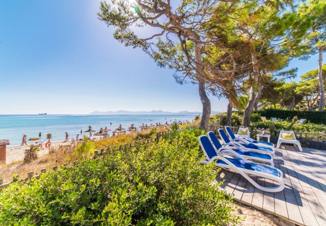 Casa en la playa de Alcudia Gaviotas primera línea