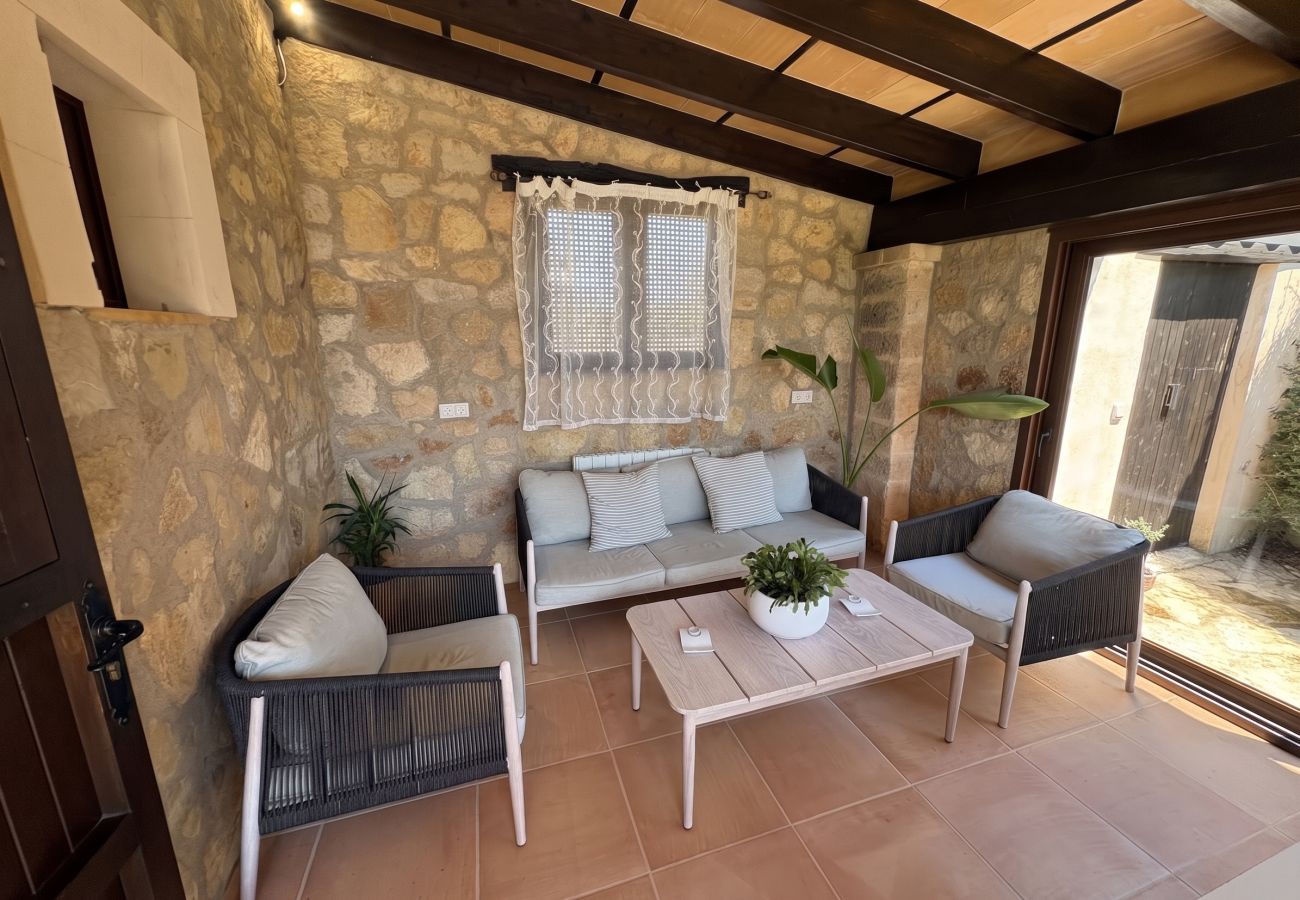 Finca en Petra - Finca rural Es Puput con piscina en Mallorca