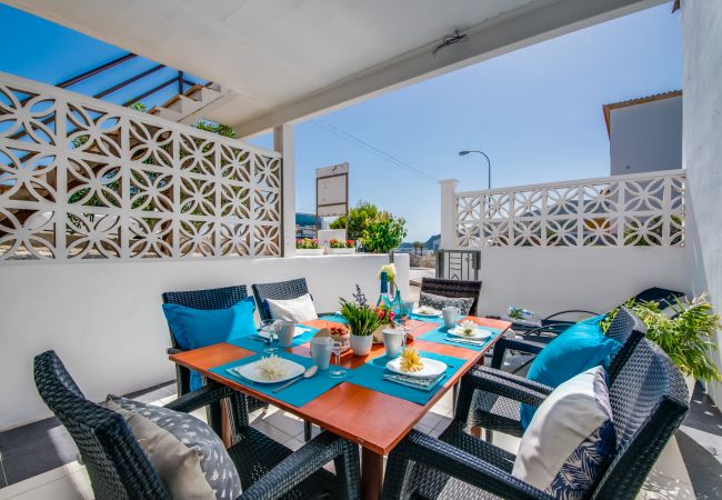 Casa con terraza junto al mar en Mallorca