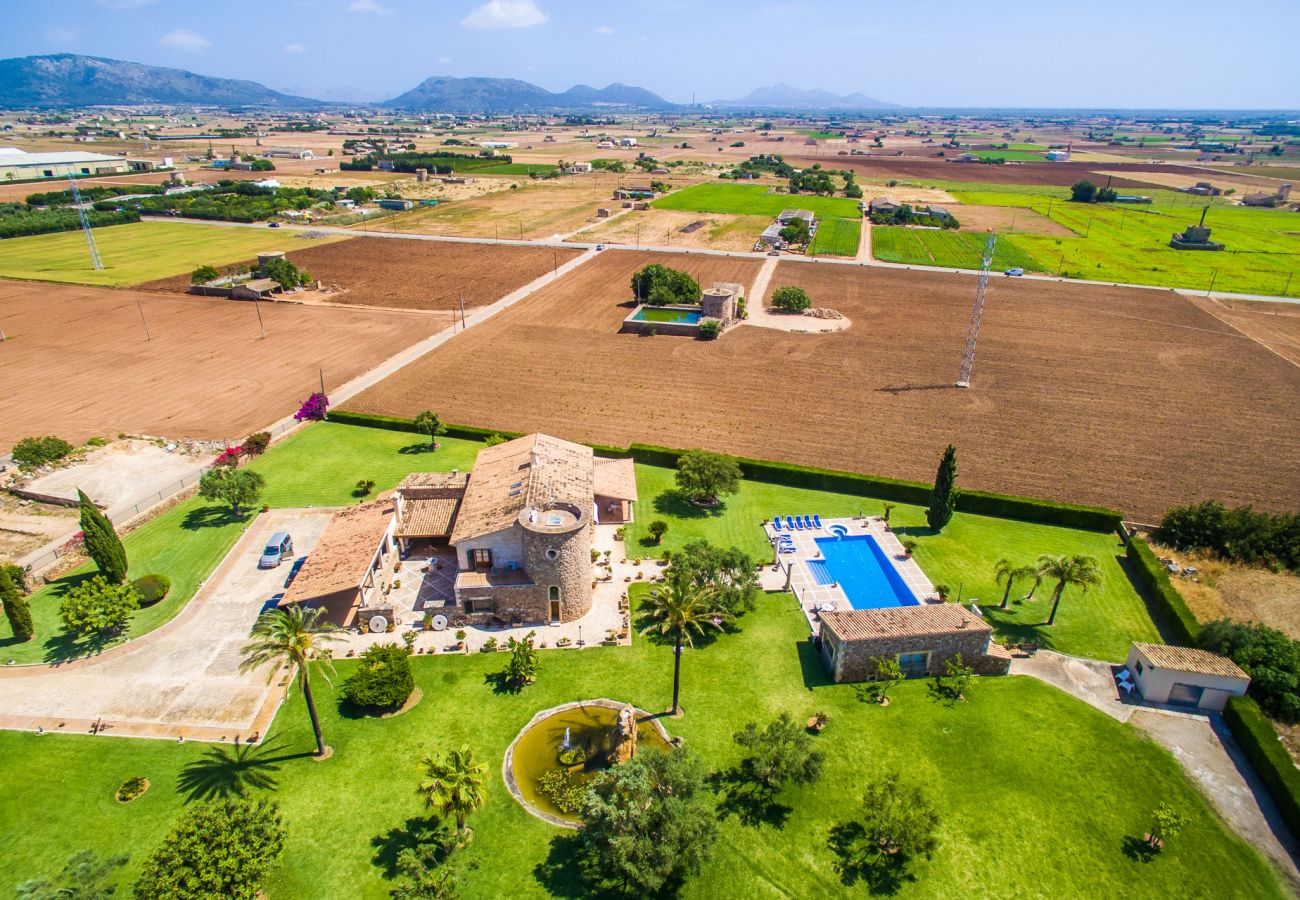 Finca en Sa Pobla - Finca rústica en Mallorca Can Colis con piscina