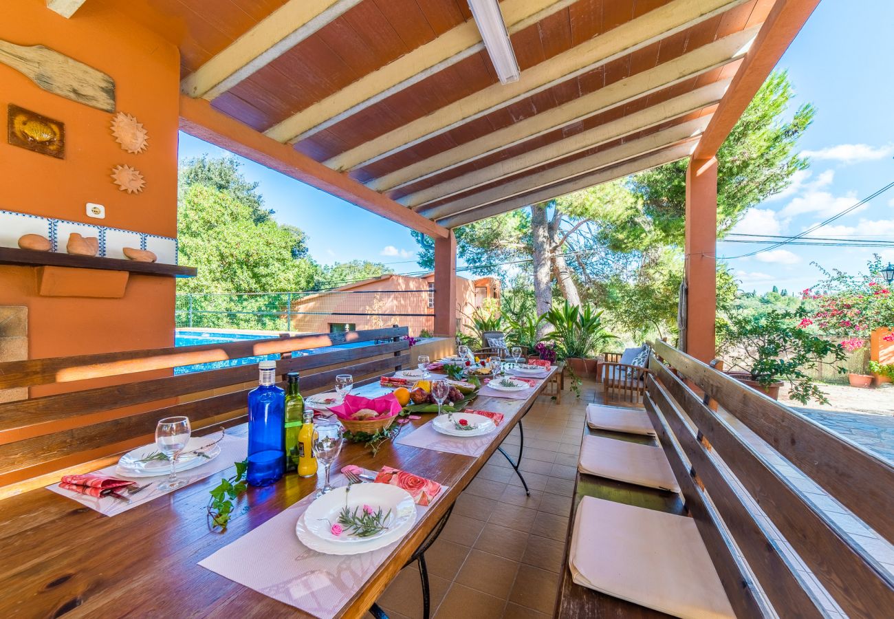 Finca en Buger - Finca Es Puig Madona con piscina en Mallorca