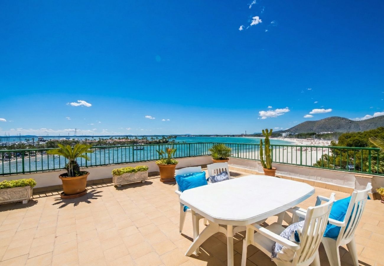 Apartamento en Alcúdia - Apartamento Maria vistas a la Playa de Alcudia 
