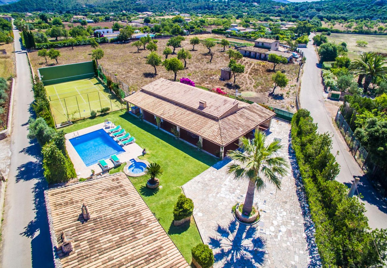 Finca en Pollensa - Finca rural en Pollensa Es Moli con piscina