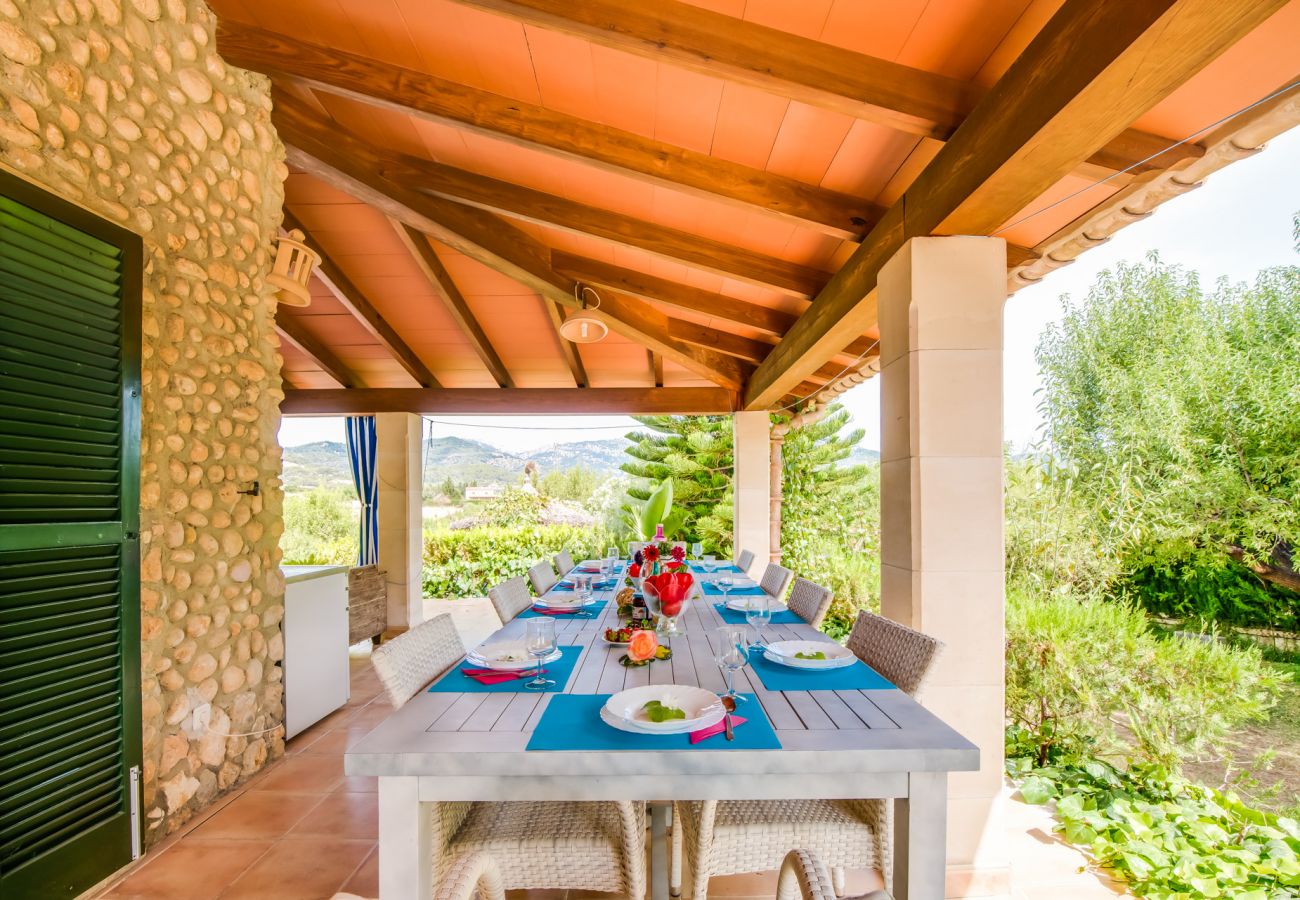 Finca en Inca - Casa rústica con piscina Can Reure en Mallorca