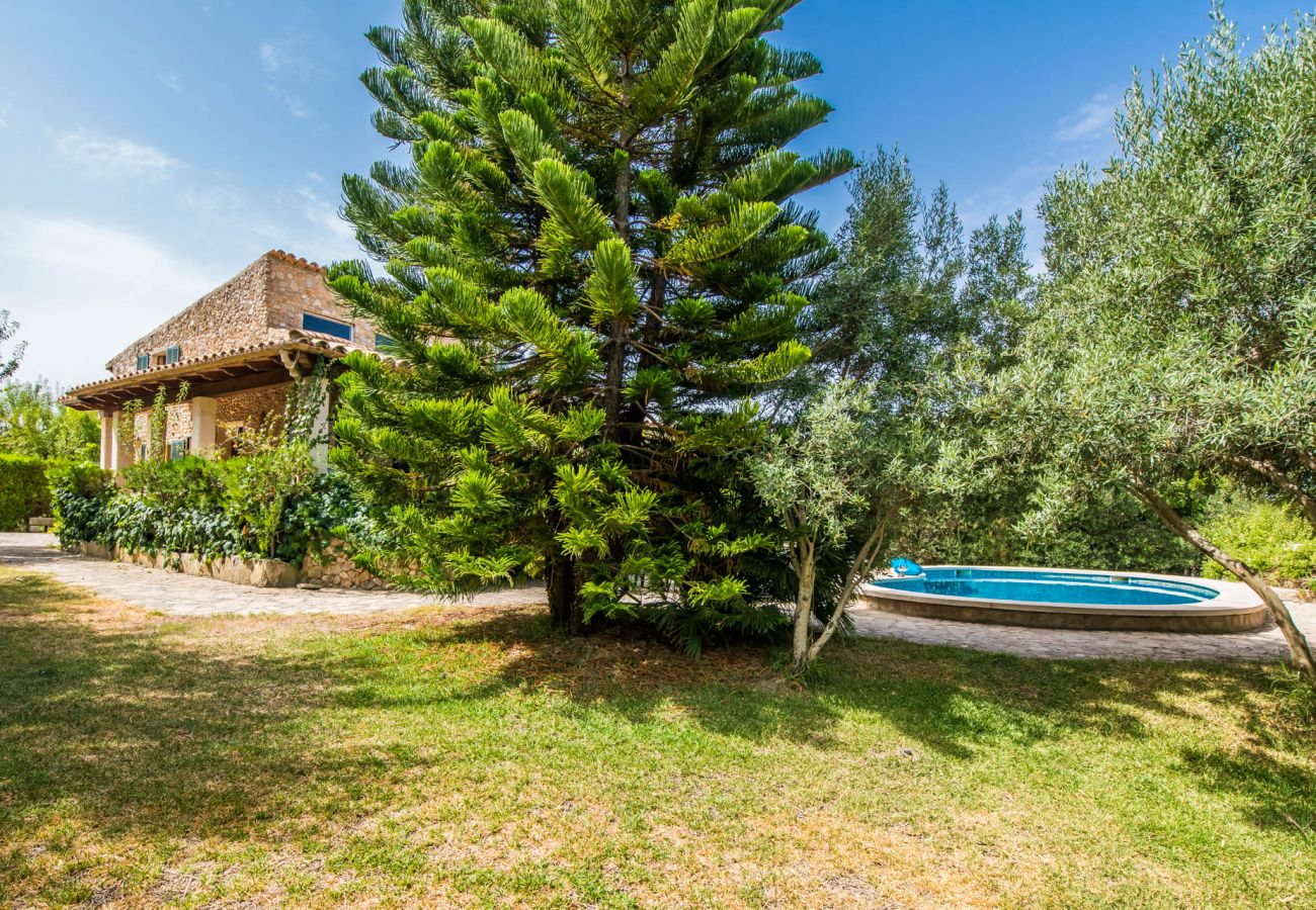 Finca en Inca - Casa rústica con piscina Can Reure en Mallorca